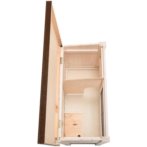 Ferplast-Konijnenhok-Ranch-100-Basic-92x47x81-cm-wit-57090000