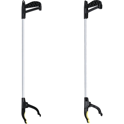 Afvalgrijper/grijphulp - 4x stuks - met magneet - 75 cm -