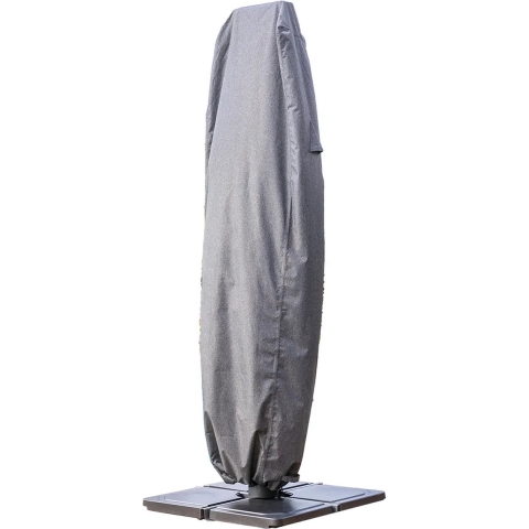 Hesperide Parasol Beschermhoes Hambo - grijs - polyester - waterafstotend - 70 x 40 x 257 cm -