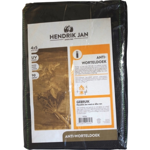 Anti worteldoek/onkruiddoek 4 x 5 meter -