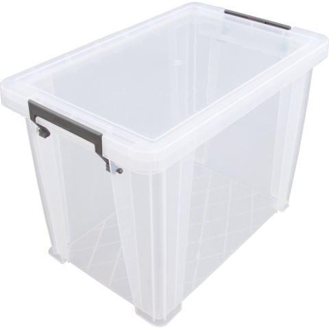 Allstore Opbergbox - 18,5 liter - Transparant - 40 x 26 x 29 cm -