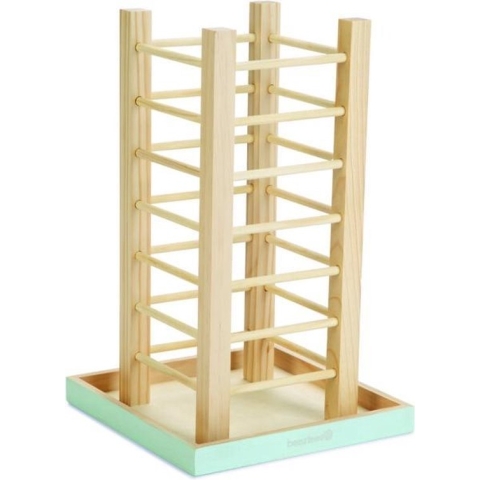 Beeztees houten hooicontainer Denga Mint - Knaagdier