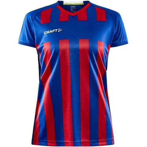 Craft 1910176 Progress 2.0 Stripe Wmn - Club Cobolt/Bright Red - XL
