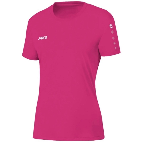 JAKO 4233D Shirt Team Km Dames - Deep Pink - 36