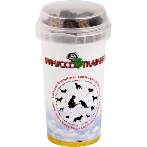 Farm Food Trainers Runderhart - Hondensnack - 90 g