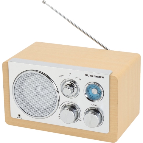 Denver TR-63LW Radio AM, FM AUX Hout (licht)