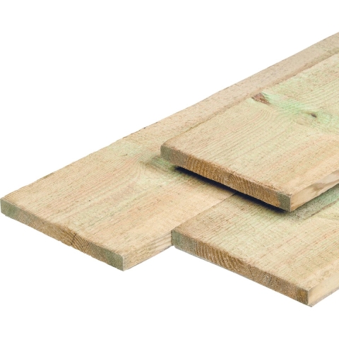 Plank Midden-Europees grenen 2,0x20,0x400 cm I Tuindeco - Tuindeco