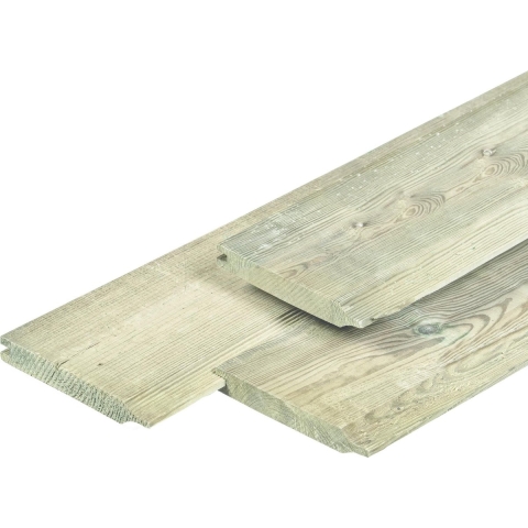 Dubbel rabat Midden-Europees grenen 1,8x14,0x420 cm Tuindeco - Tuindeco
