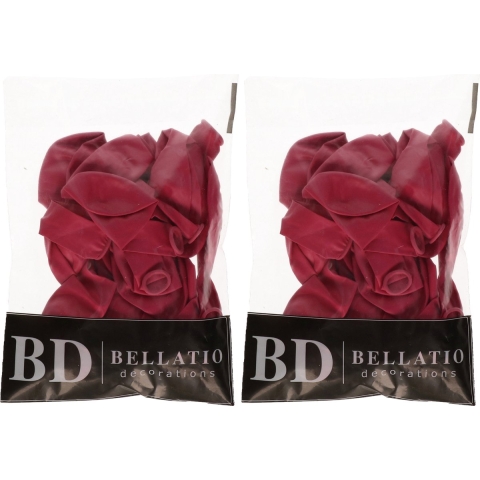 Feest ballonnen - roze - 200x stuks - ca. 27 cm - verjaardag versiering -