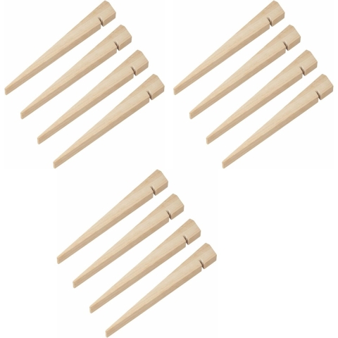 Tentharing - 12x - hout - 30 cm - tentpennen/zandharing -