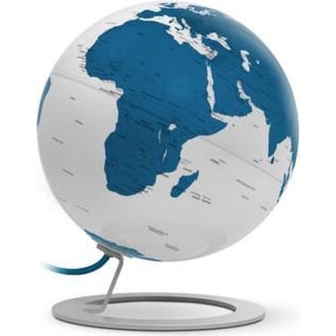 Atmosphere NR-0324IGWB-GB Globe IGlobe Light Blue 25cm Diameter Metaal/chrome Blauw