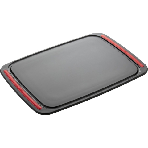Brund Easy Cut Snijplank 41x30x0.8 cm Zwart/Rood