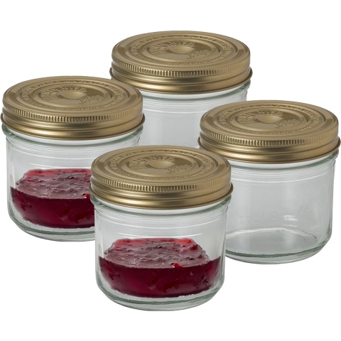 Weckpot/inmaakpot - 4x - met schroefdeksel - 500 ml - Le Parfait -