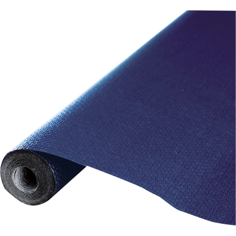 Feest tafelkleed op rol - 2x - navy blauw - 120cm x 5m - papier -