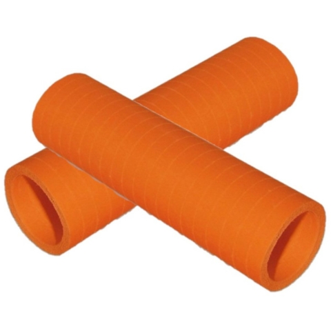 Rollen Serpentines van papier - 10x - oranje - 4 meter - 14 x 4 cm - Feestartikelen/versieringen -