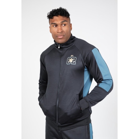 Gorilla Wear Devon Trainingsjas - Grijs/Blauw - L