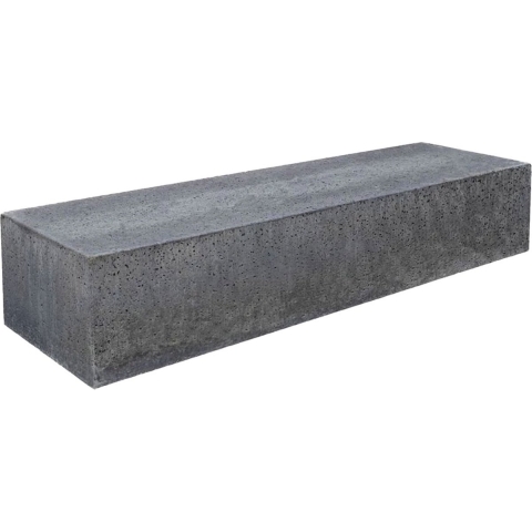 Zitelement Antraciet 200 x 60 x 40 cm - Gardenlux