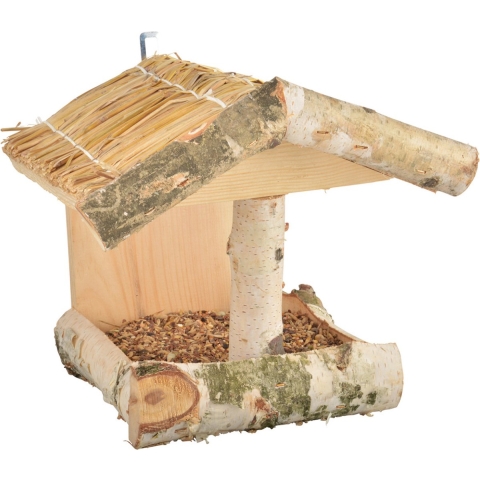 Vogelhuisje/voederhuisje hout 25 cm -