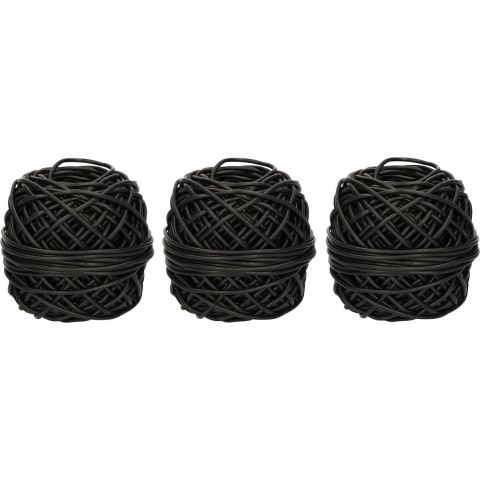 Bindbuis - 3x - 3 mm x 47 m - zwart - bindbuizen-binddraad -