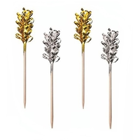 300x decoratieprikkers goud/zilver -