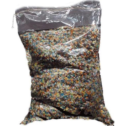 Confetti snippers van papier - multi kleuren - 5 kilo zak - feestartikelen -