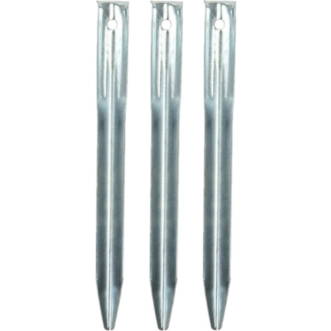 Grondpennen/tentharingen - 20x - metaal - halfrond - 22 cm - Kamperen -