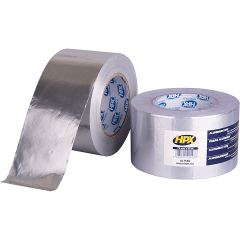 HPX Aluminium tape | 75mm x 50m - AL7550 - AL7550