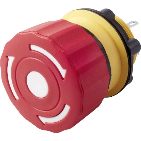 TRU COMPONENTS TC-LAS1-A22Y-01TSB Noodstopschakelaar 250 V/AC 3 A 1x NC IP65 1 stuk(s)