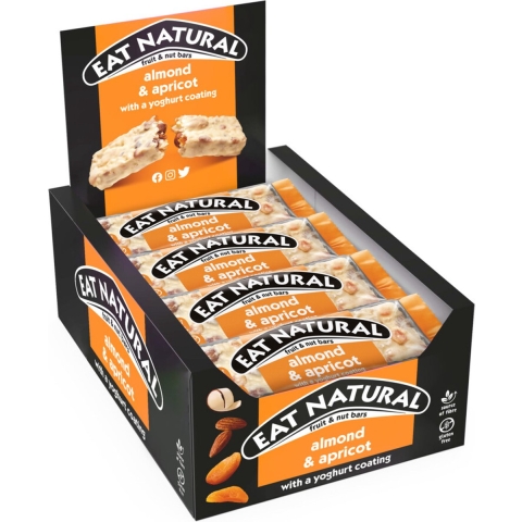 Eat natural Fruit Bar Amandel&Abrikoos 12 x 50 gr