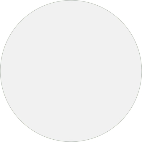 vidaXL - Tafelbeschermer -Ø - 120 - cm - 2 - mm - PVC - mat
