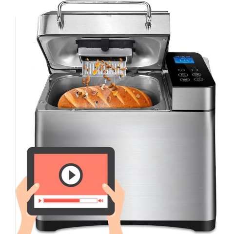 Fornello Broodbakmachine met notendispenser - Keramisch bakpan,,,