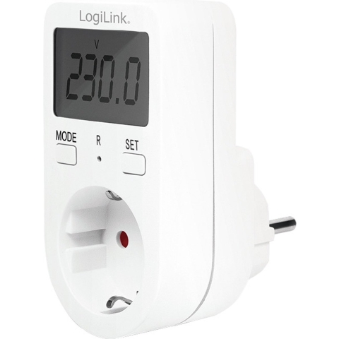 LogiLink KWH-meter Digitaal met kinderbeveiliging - 230V - 16A