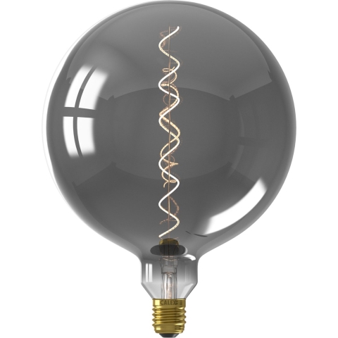 Calex Kalmar XXL Titanium - E27 LED Lamp - Filament Lichtbron Dimbaar - 5W - Warm Wit Licht,