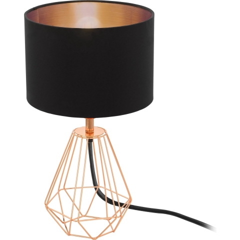 EGLO Carlton 2 Tafellamp E14 30,5 cm Koper/Zwart,