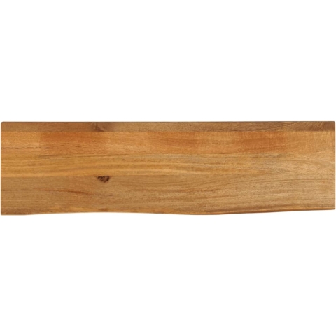 vidaXL - Tafelblad - met - natuurlijke - rand - 120x40x2,5 - cm - massief - mangohout