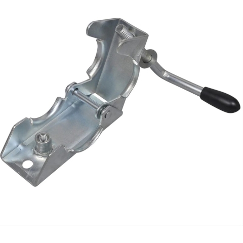 vidaXL - 2 - steunbuizen - met - 2 - klemmen - voor - 48 - mm - neuswiel