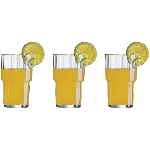 Arcoroc Drinkglazen - 18x stuks - stapelbaar - glas - 320 ml -