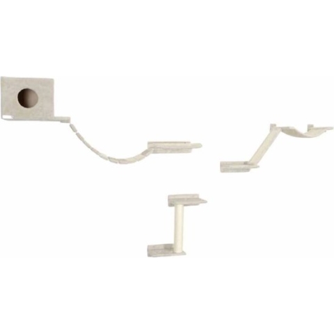 Kerbl-Kattenklimwand-Mount-Everest-hout-beige