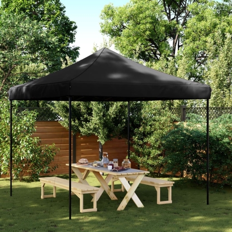 vidaXL - Partytent - inklapbaar - pop-up - 292x292x315 - cm - zwart