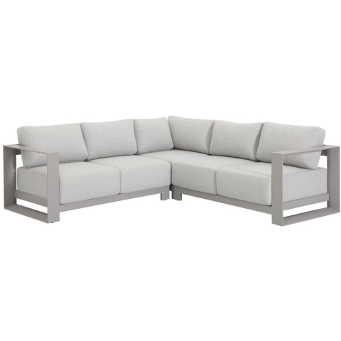 Levanto Hoek Loungebank Taupe - Garden impressions