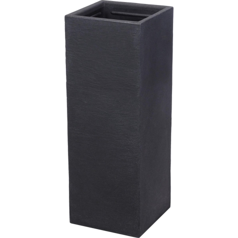 Bloempot kubus quadr dia 30 cm, hoogte 80 cm Grijs - Nampook