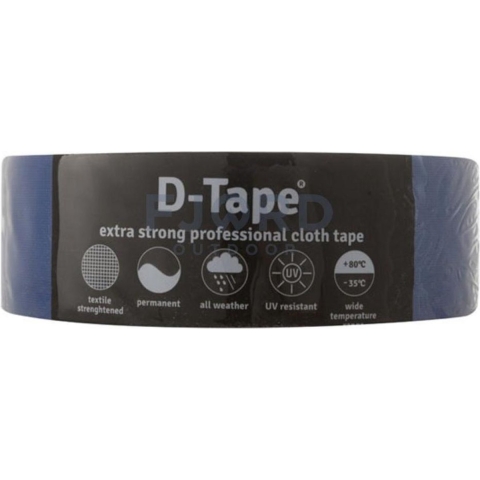Tape permanent blauw 50mmx50m - Deltafix