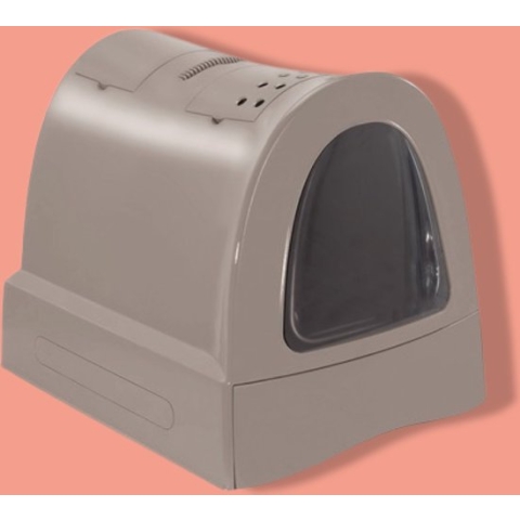 Imac Zuma - Kattenbak - Met schuiflade - Grijs - 56 x 40 x  42,5 cm