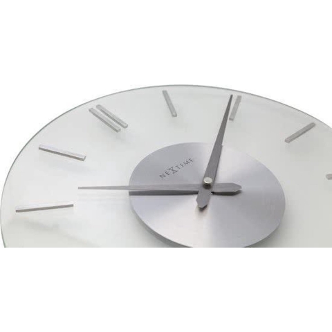 NeXtime NE-2631 Wandklok Dia. 26 Cm, Glas, Stripe