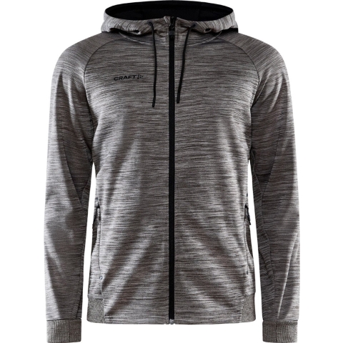Craft 1909132 Adv Unify Fz Hood Men - Dk Grey Melange - XL