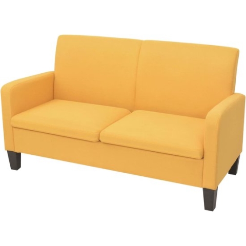 vidaXL-Tweezitsbank-135x65x76-cm-geel