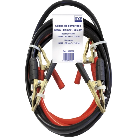 Gys Startkabel 1000A, 5,1m, 50mm - 5193056602 5193056602