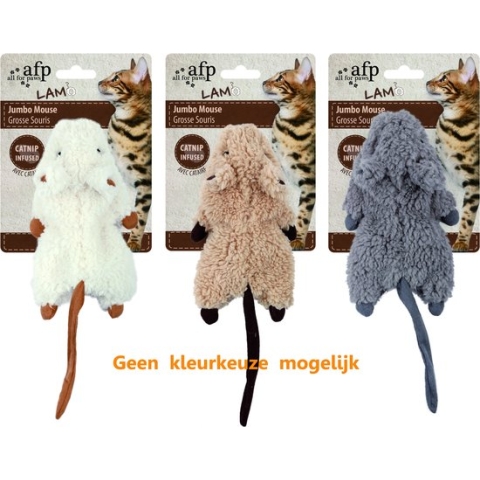 AFP Lambswool - Jumbo Crinkle Catnip Rodent