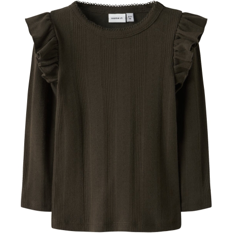 Name It Blouse - Rib - Noos - NmfJulia - Delicioso - Name It - 4 jaar (104) - Blouse