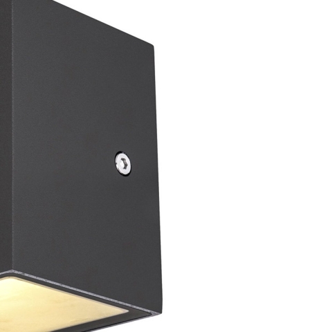 SLV SITRA CUBE 1002032 LED-buitenlamp (wand) 10 W Antraciet
